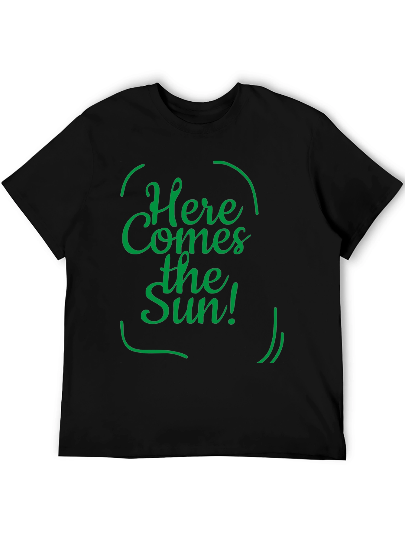 Here Comes the Sun T-Shirt - Classic Black Tee