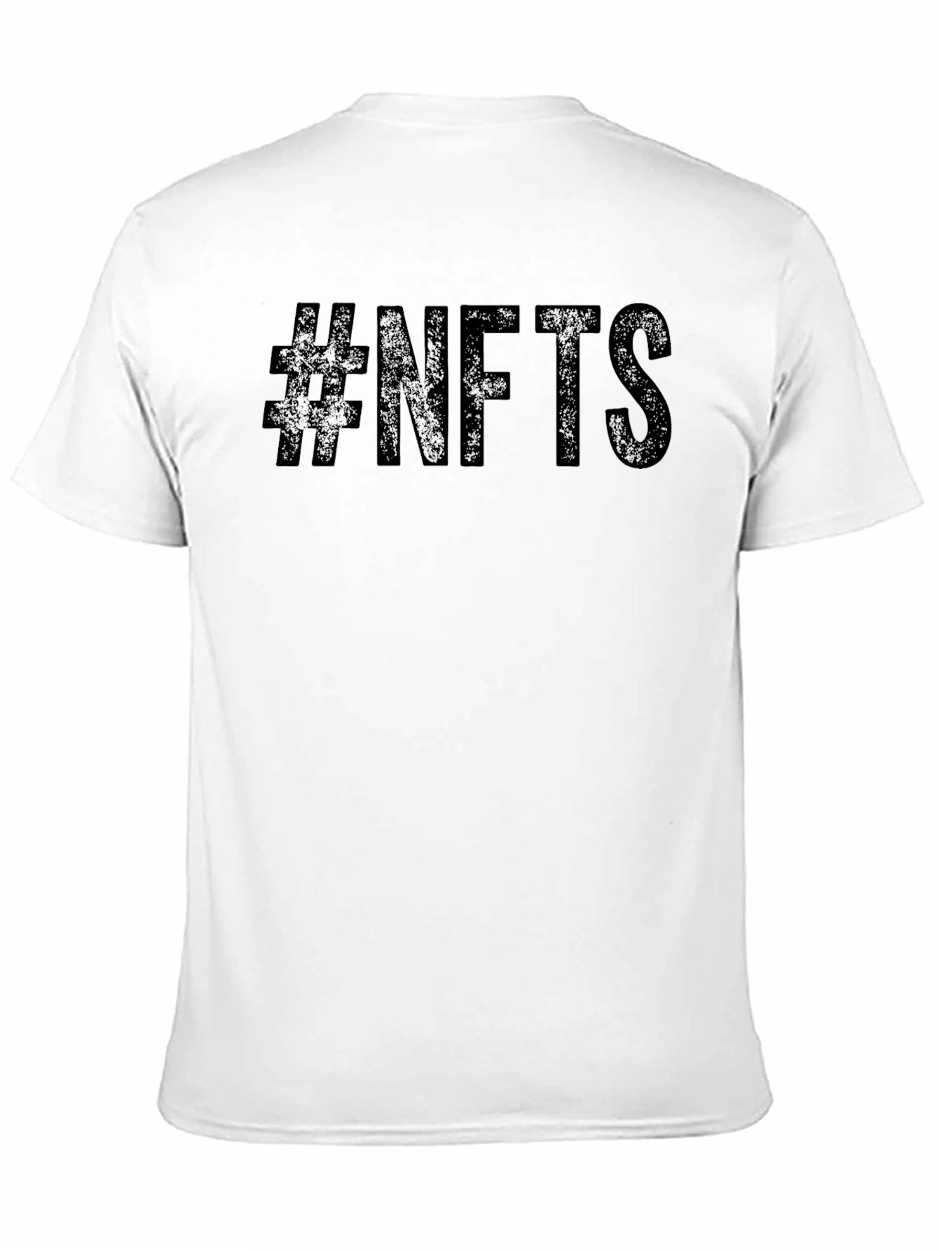 #NFTs Black Crew Neck T-Shirt