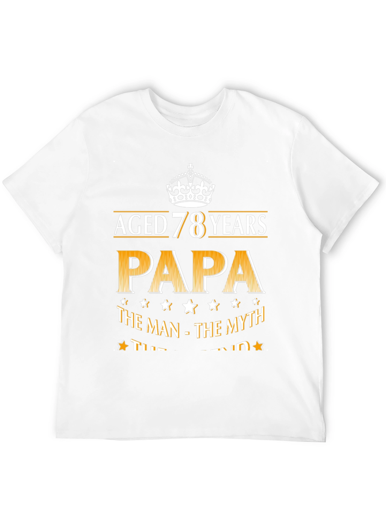 Aged 78 Years Papa Graphic Tee