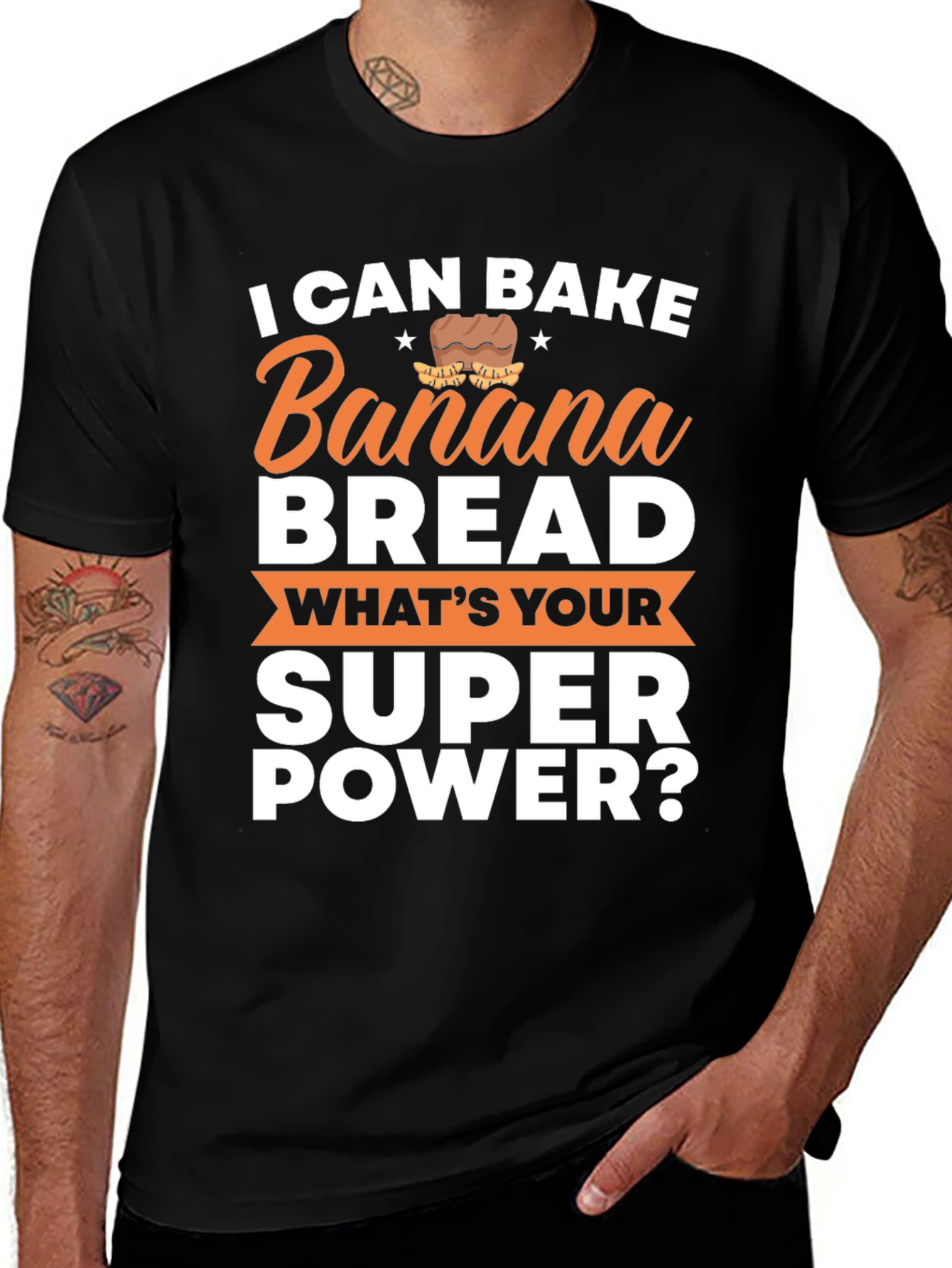 I Can Bake Banana Bread T-Shirt Funny Baking Tee