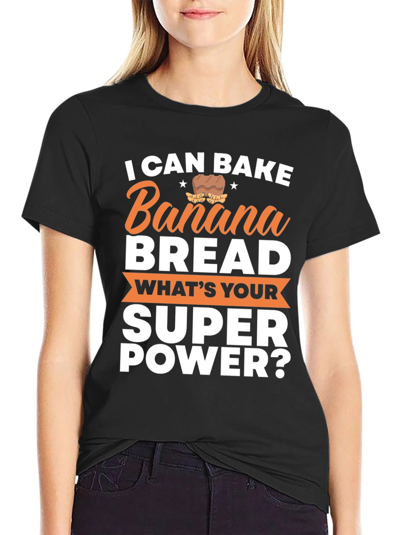 I Can Bake Banana Bread T-Shirt Funny Baking Tee
