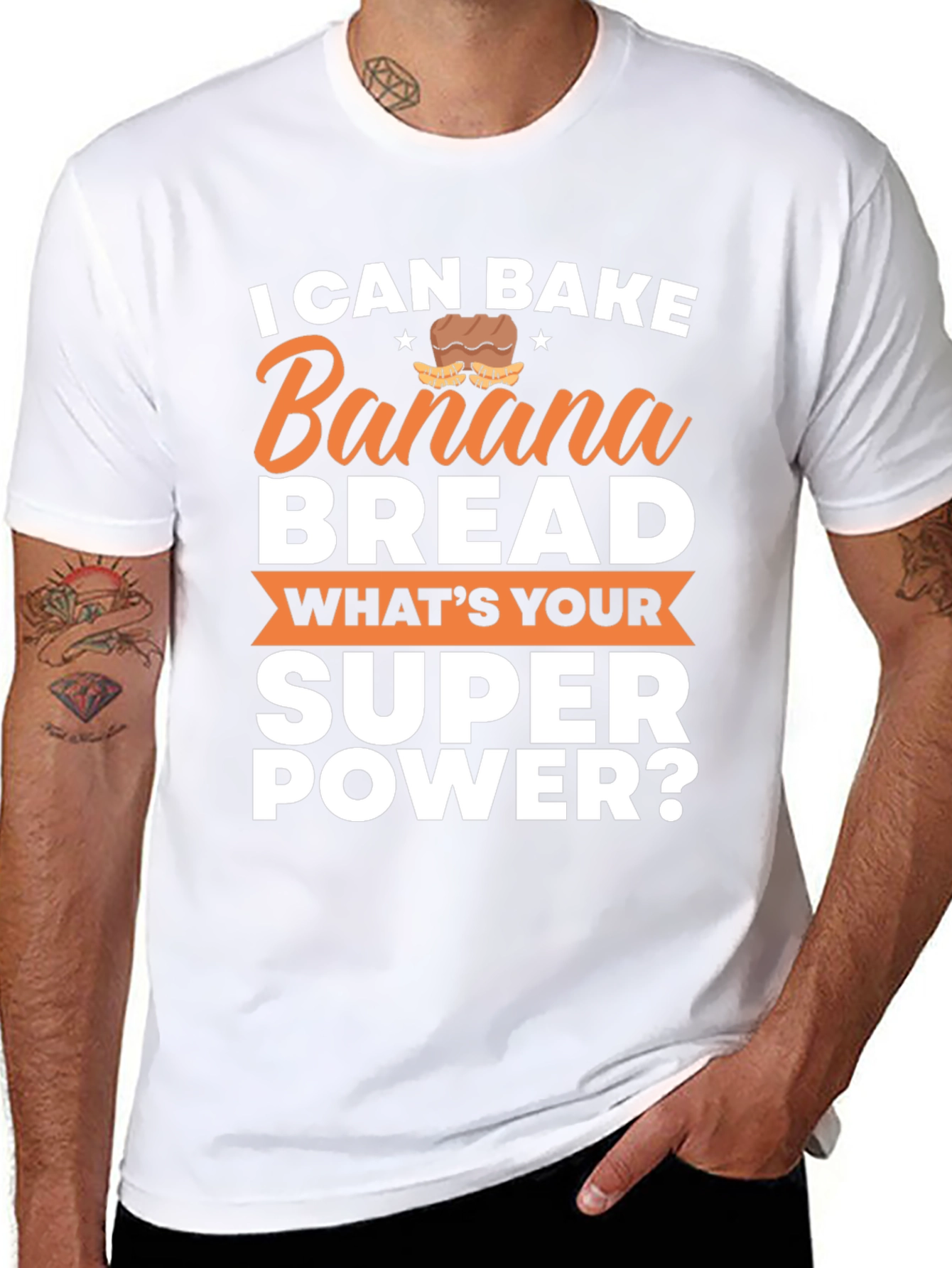 I Can Bake Banana Bread T-Shirt Funny Baking Tee