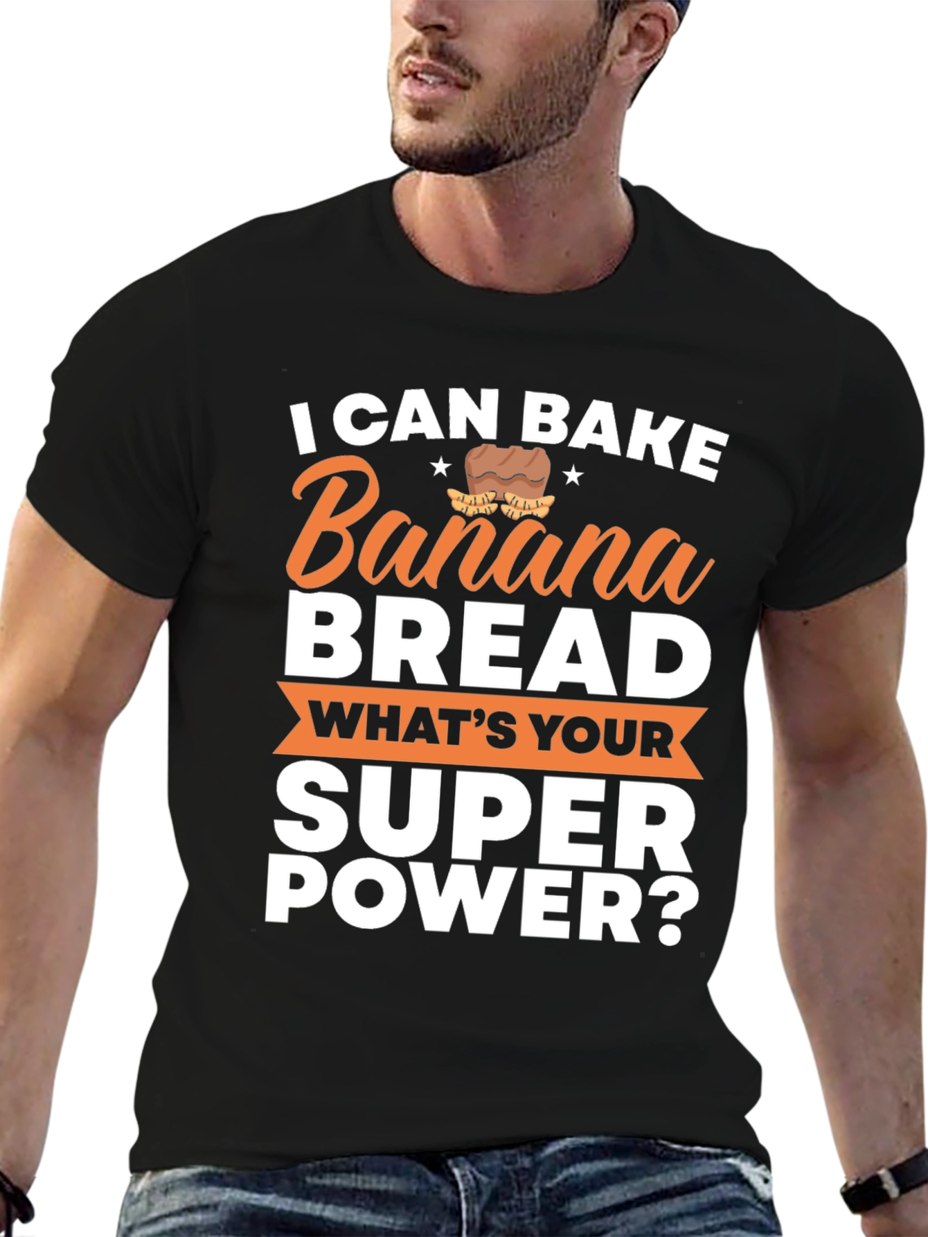 I Can Bake Banana Bread T-Shirt Funny Baking Tee