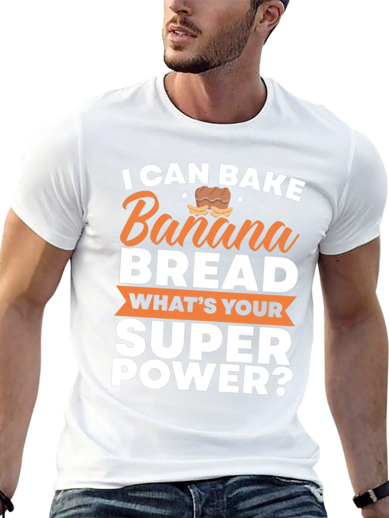 I Can Bake Banana Bread T-Shirt Funny Baking Tee