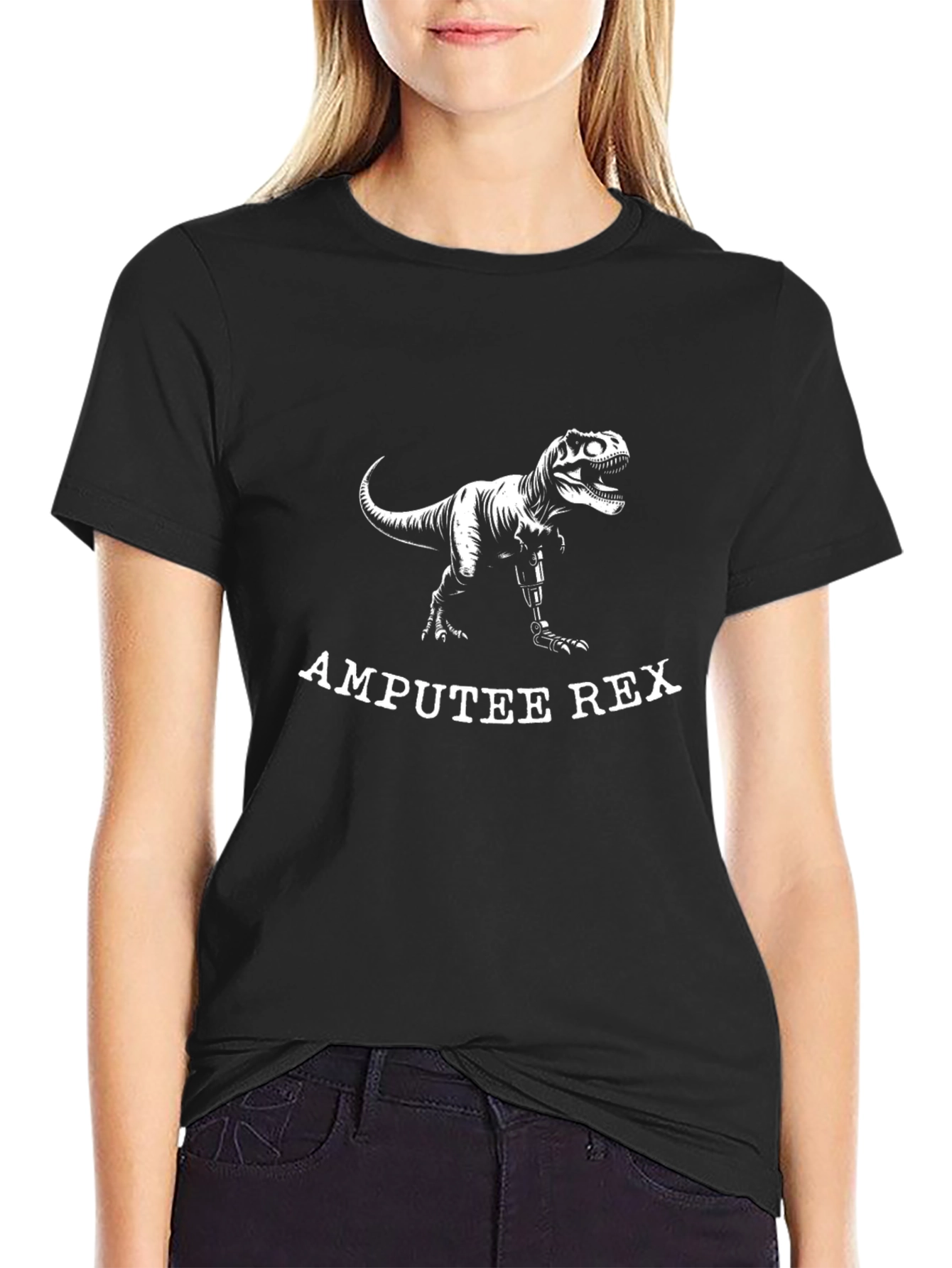 Amputee Rex Funny T-Shirt