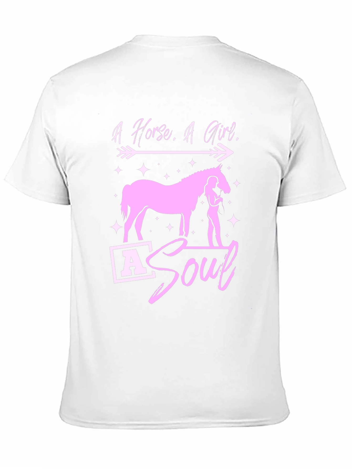 Horse Girl Soul Black T-Shirt