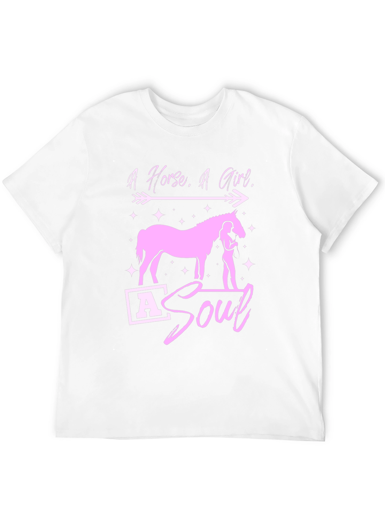 Horse Girl Soul Black T-Shirt