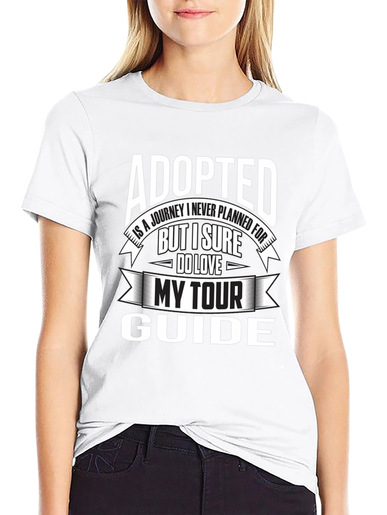 Adopted Tour Guide T-Shirt - Family Travel Tee