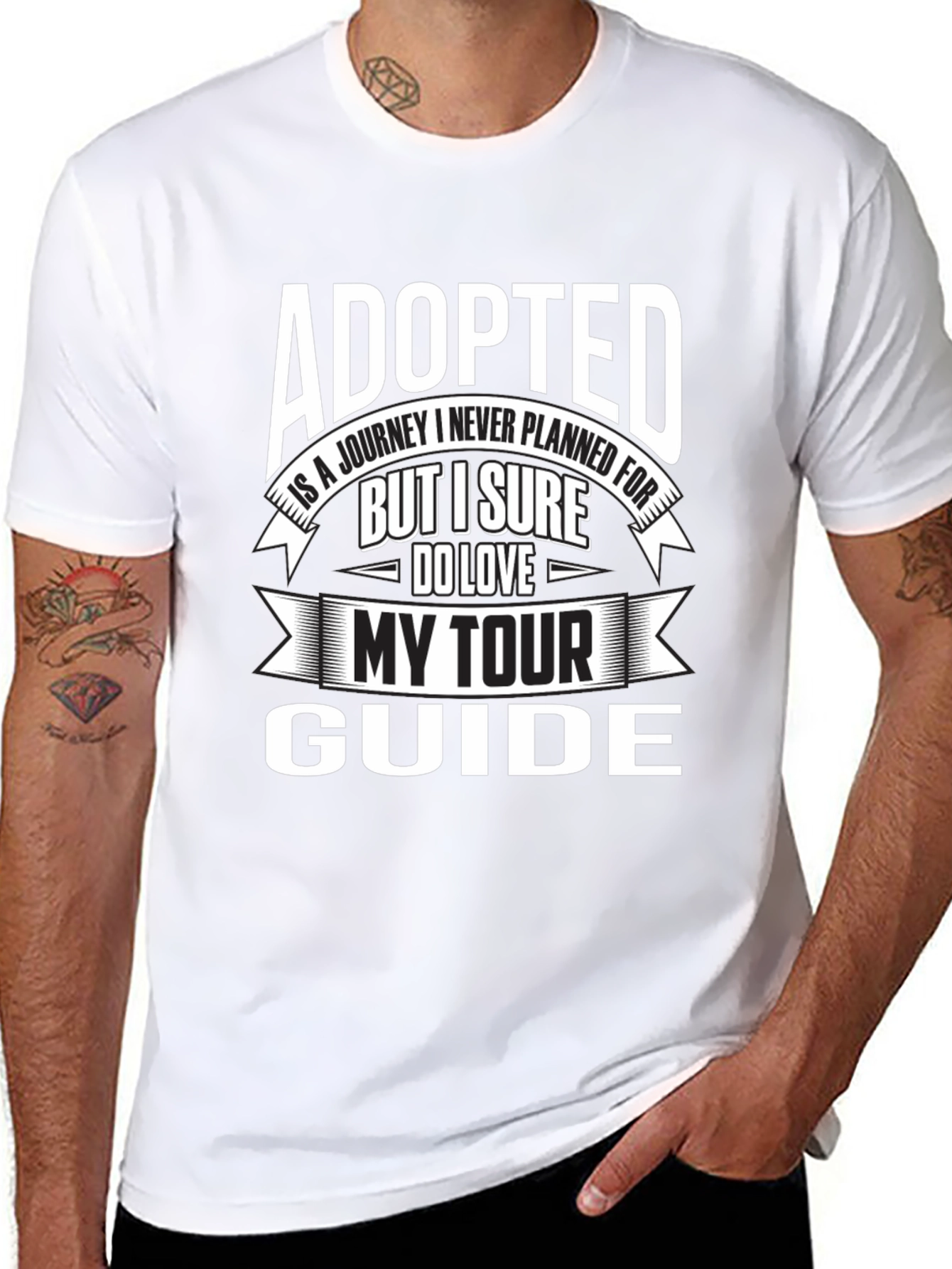 Adopted Tour Guide T-Shirt - Family Travel Tee