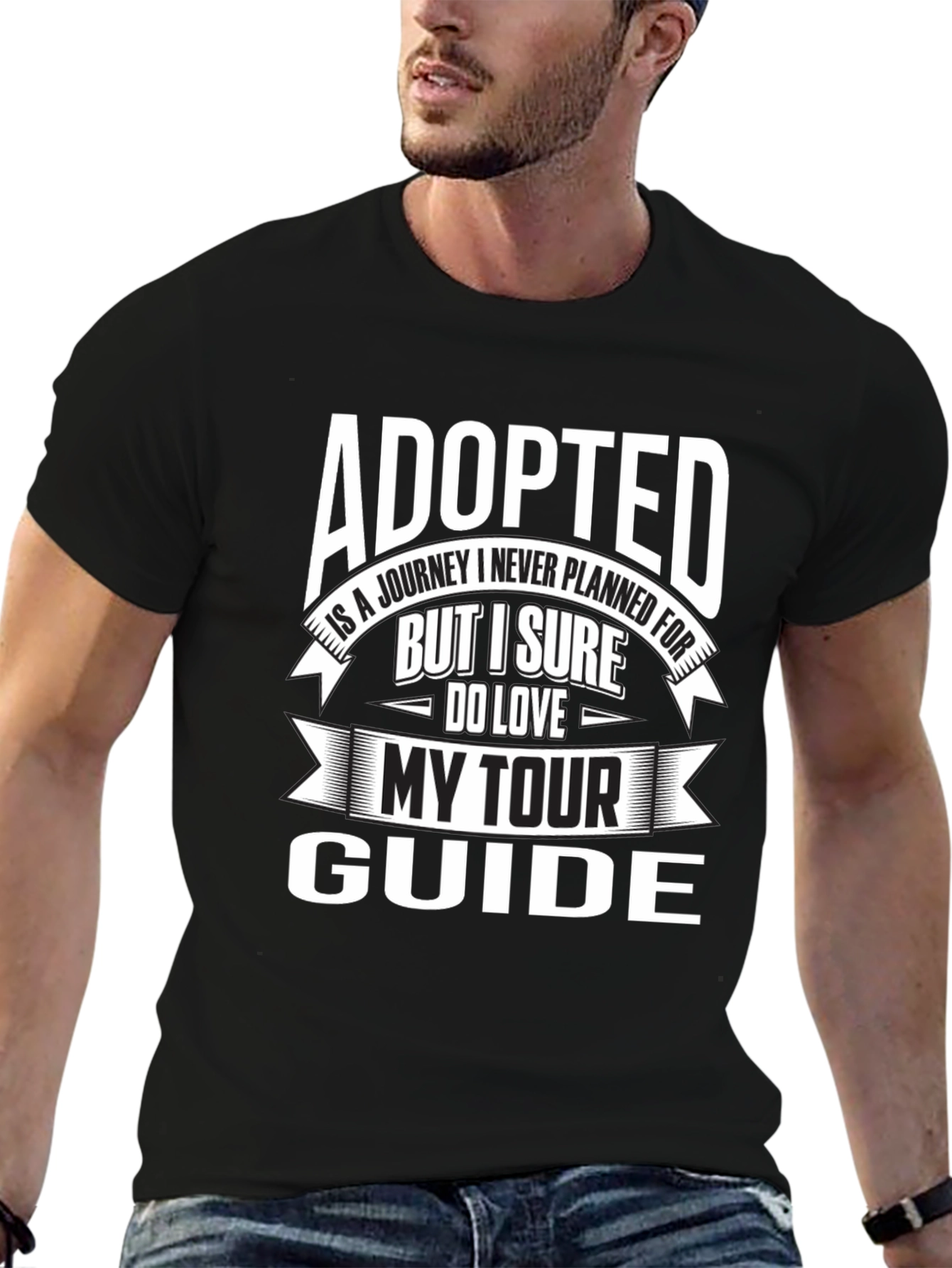 Adopted Tour Guide T-Shirt - Family Travel Tee