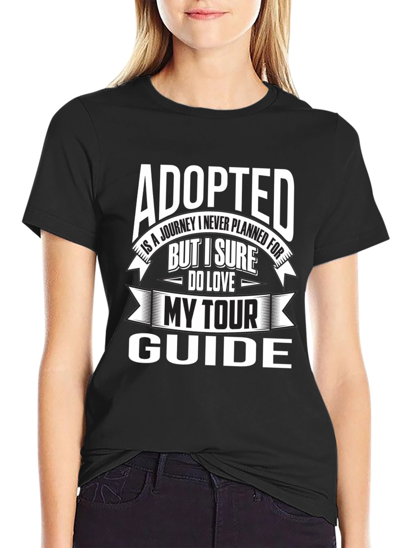 Adopted Tour Guide T-Shirt - Family Travel Tee