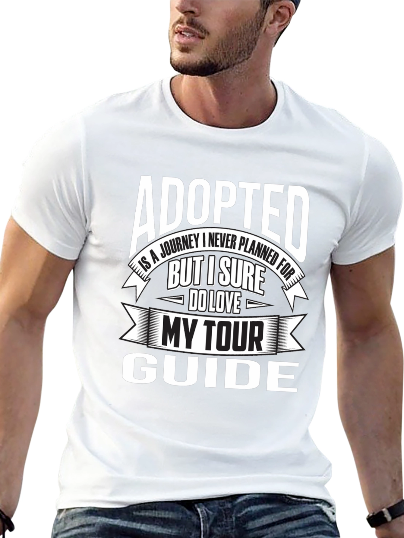 Adopted Tour Guide T-Shirt - Family Travel Tee