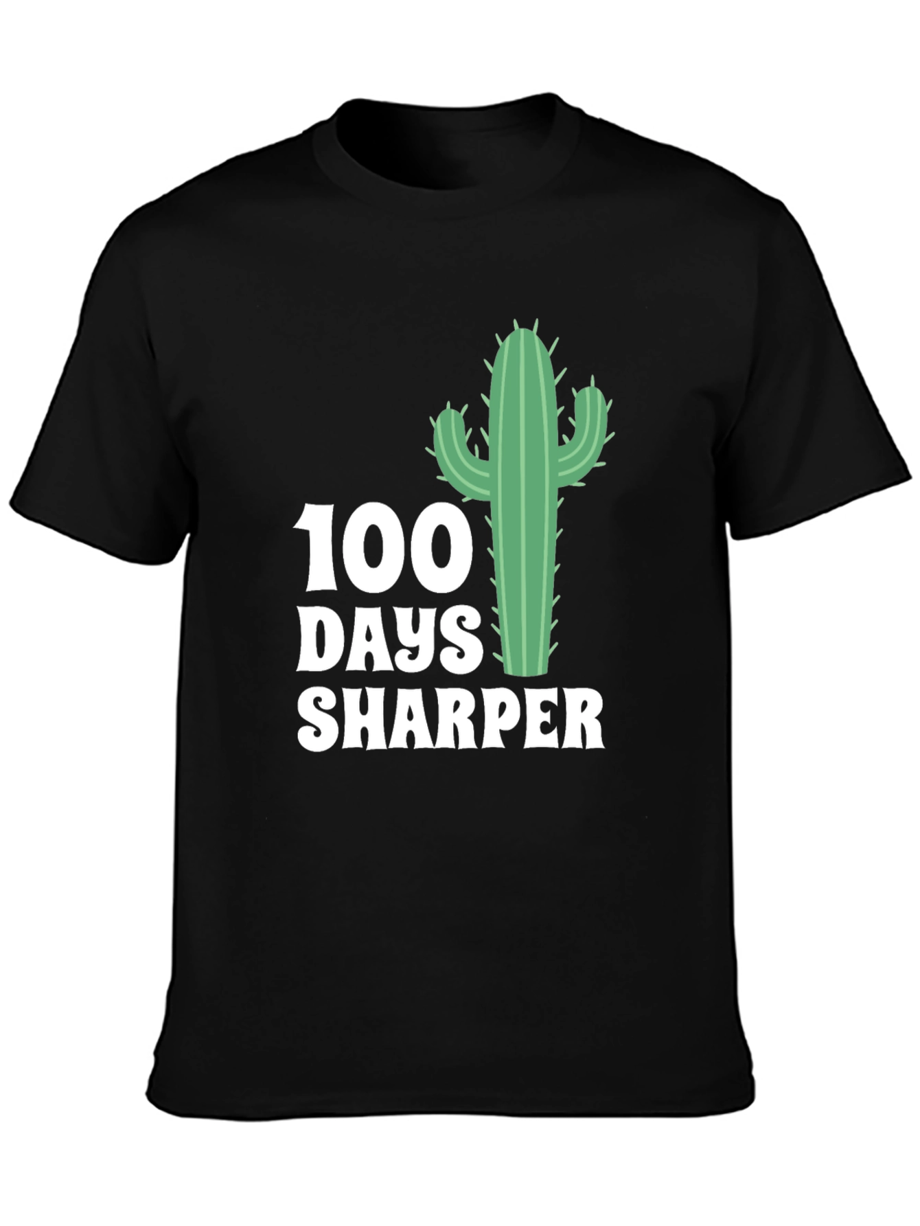 100 Days Sharper Cactus Graphic Tee