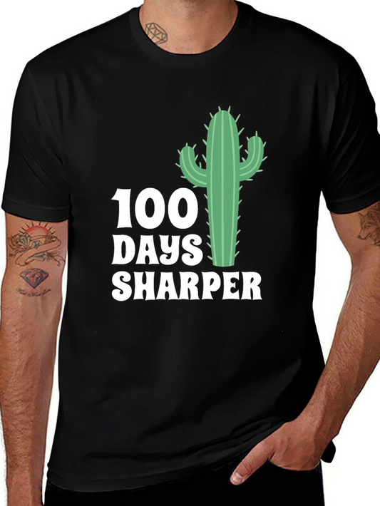 100 Days Sharper Cactus Graphic Tee