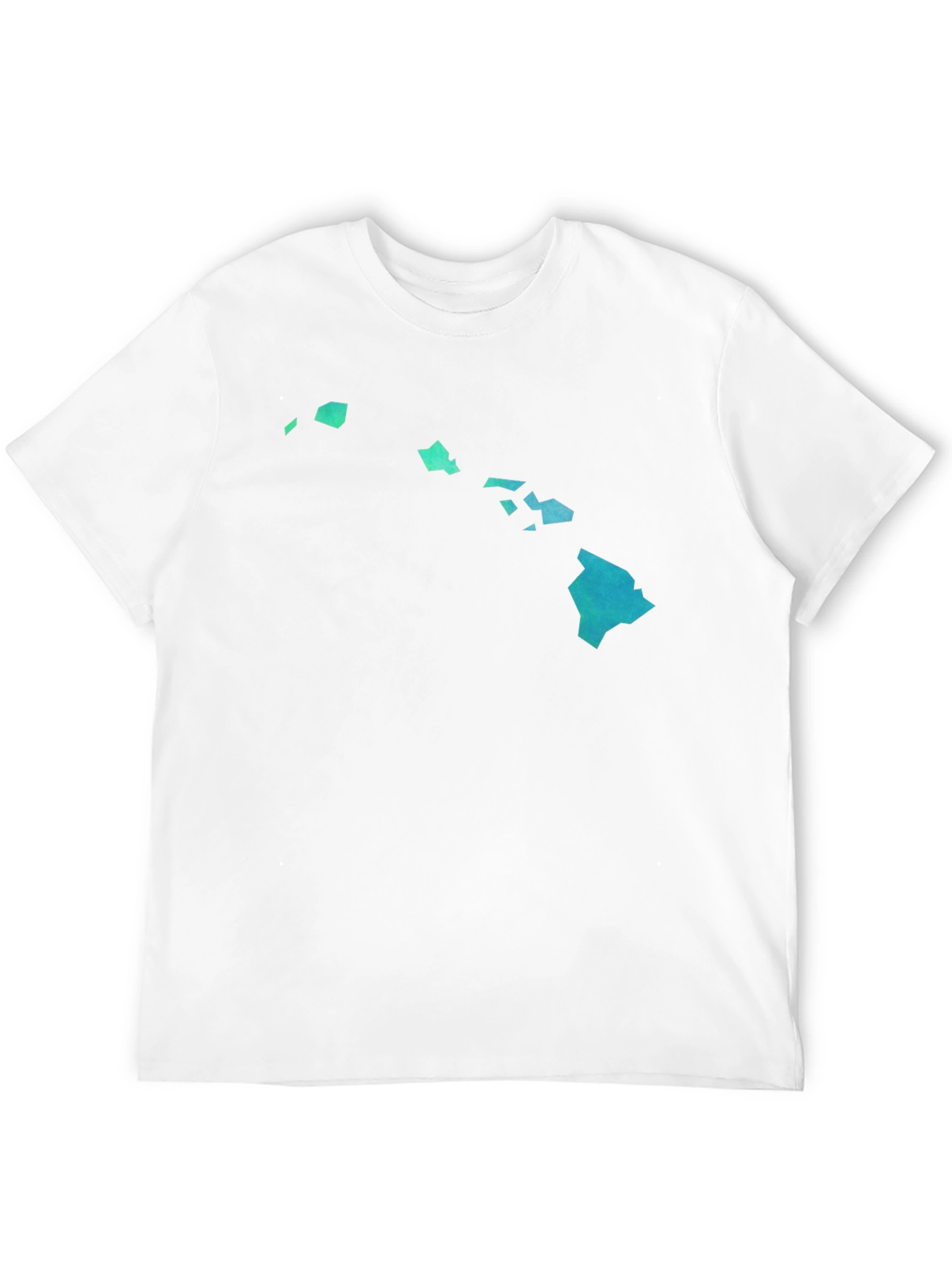 Hawaii Islands Graphic Tee - Cool Gradient Design