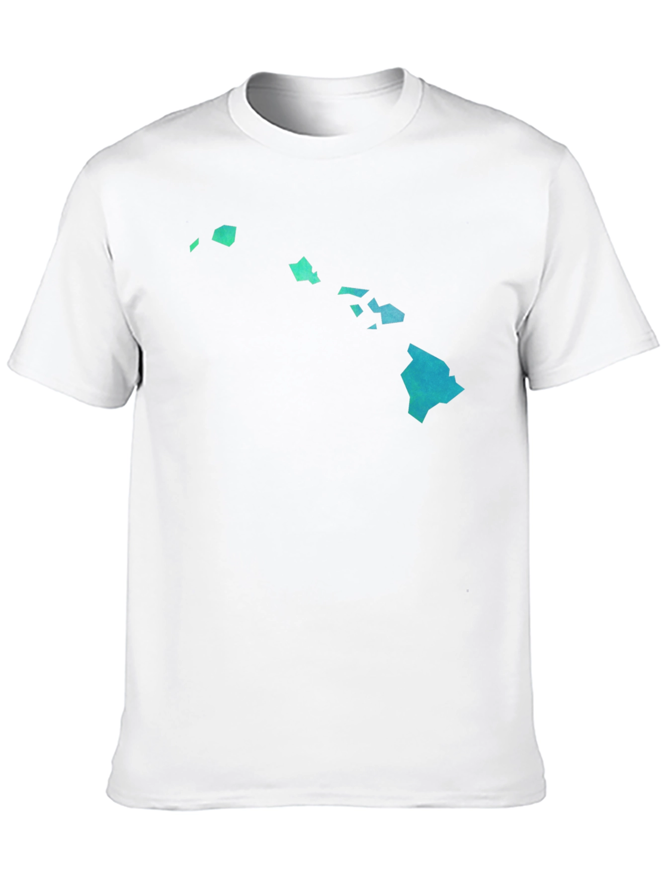 Hawaii Islands Graphic Tee - Cool Gradient Design