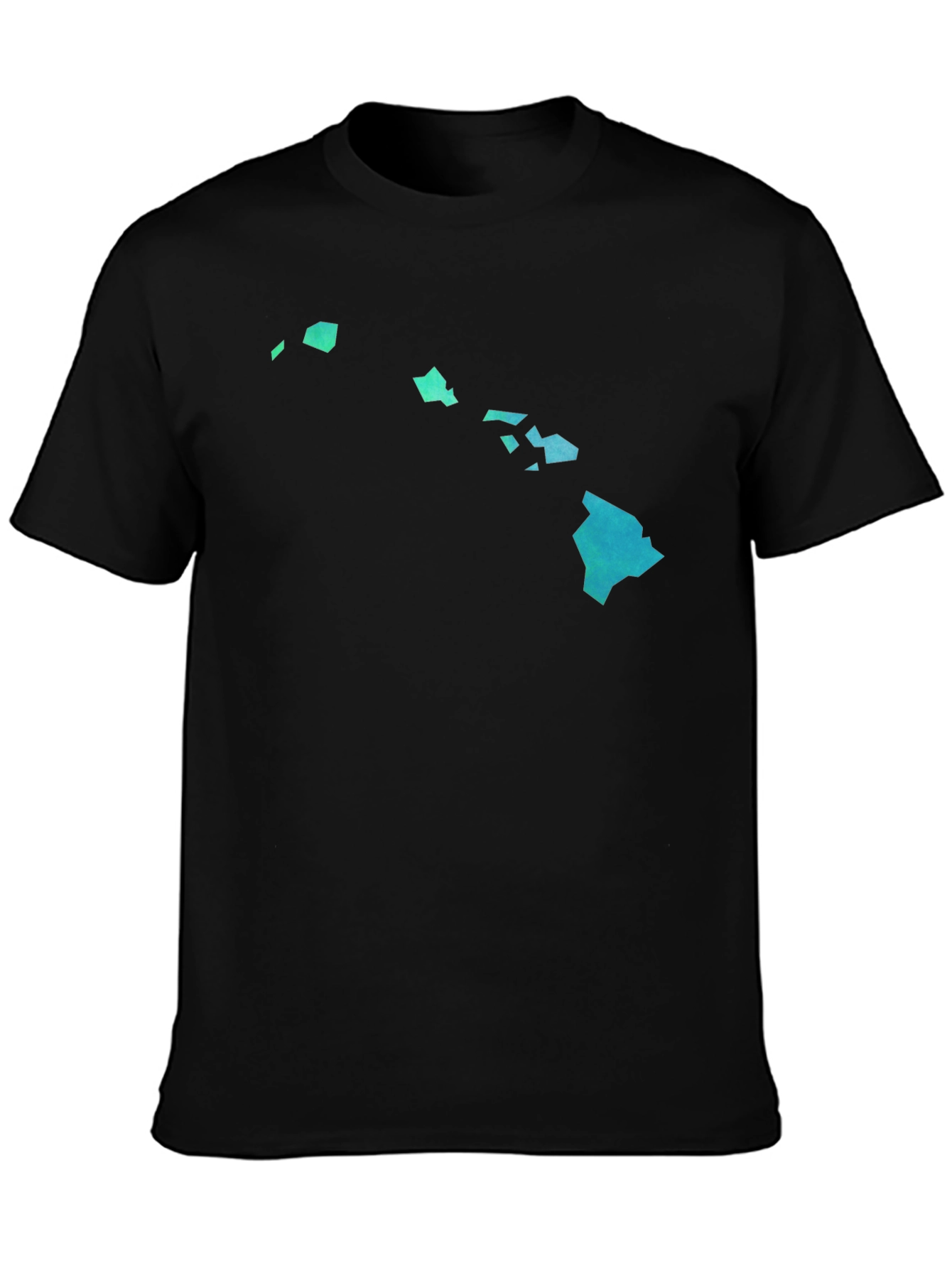 Hawaii Islands Graphic Tee - Cool Gradient Design