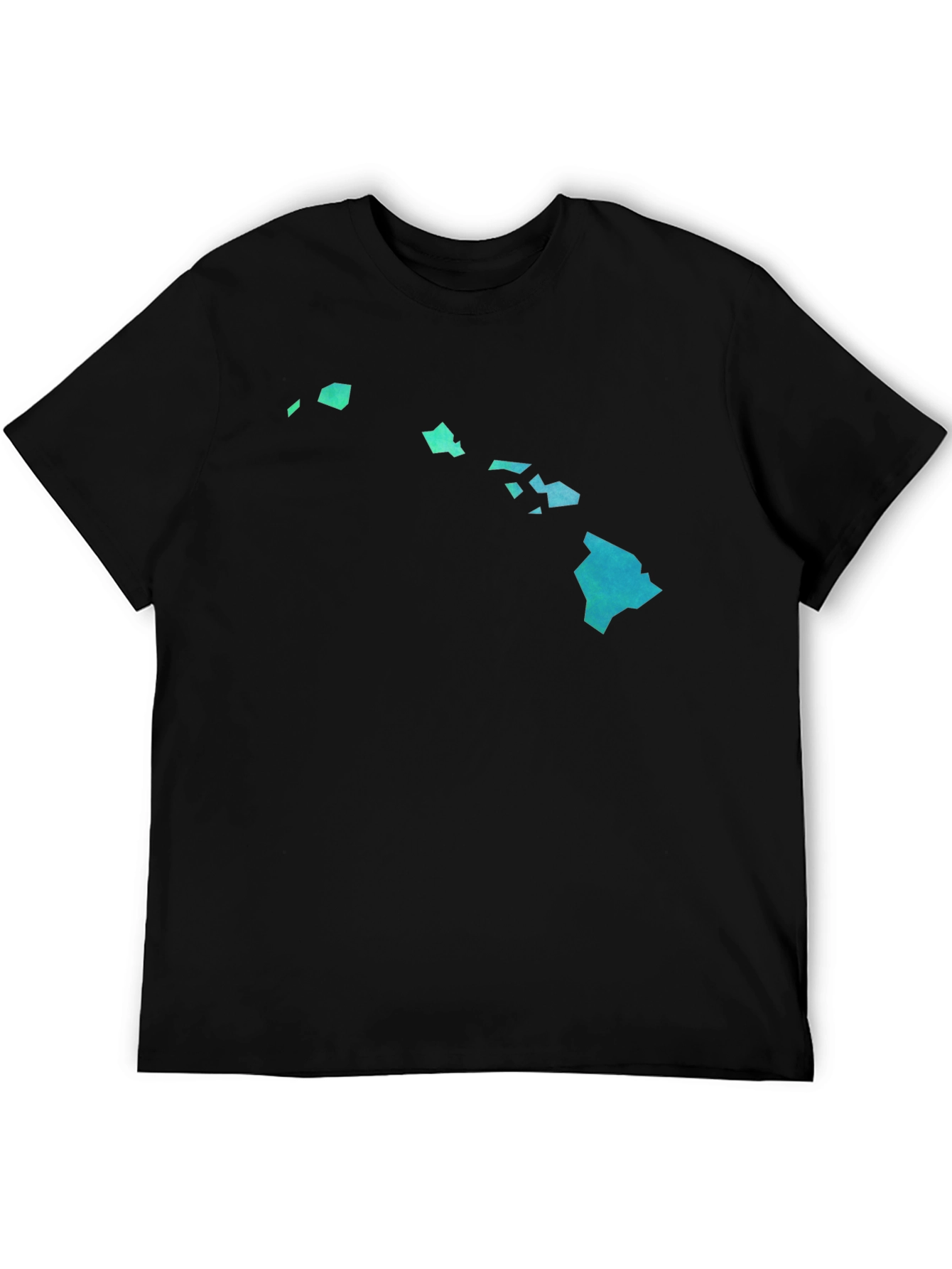 Hawaii Islands Graphic Tee - Cool Gradient Design