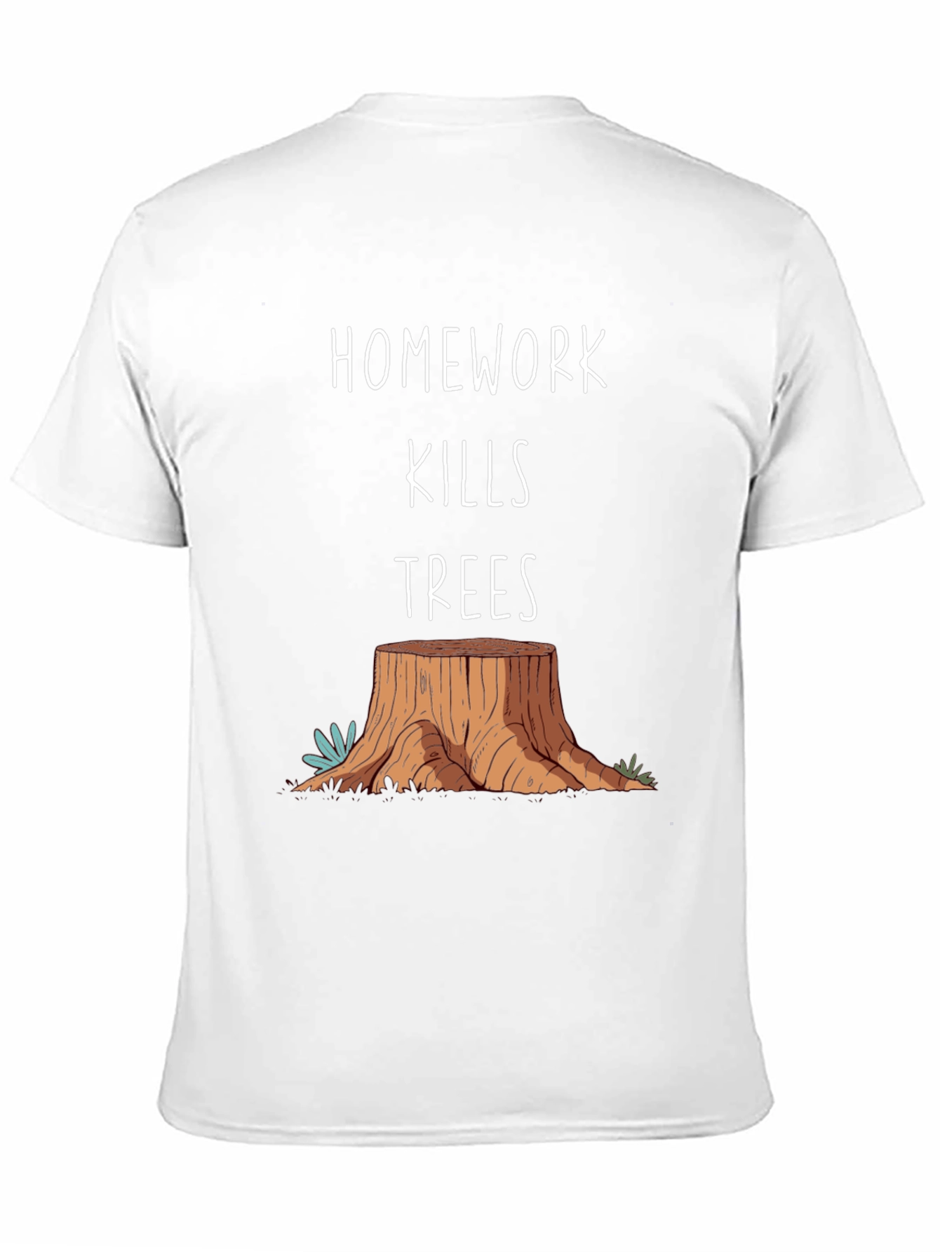 Homework Kills Trees Graphic Tee