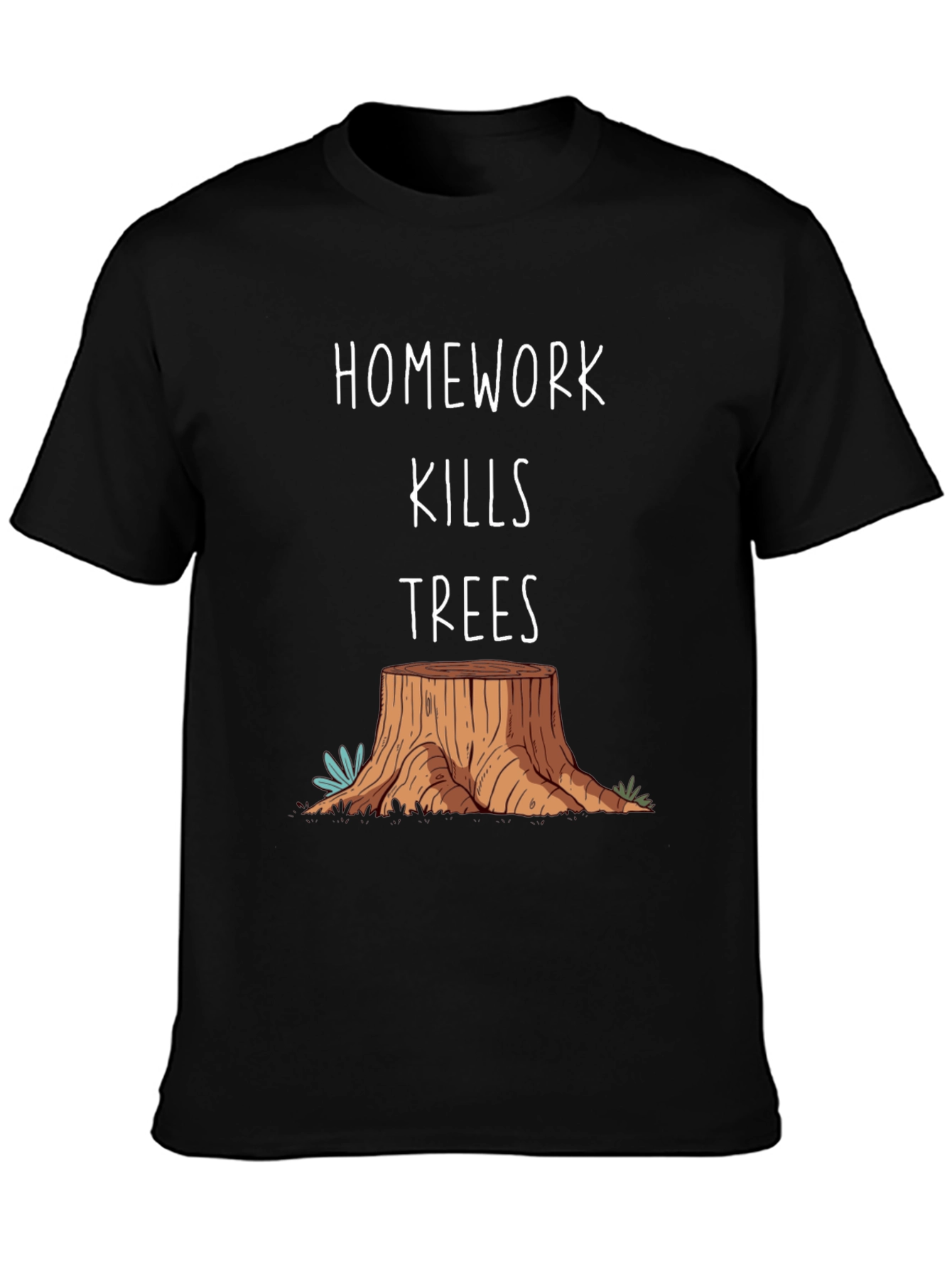 Homework Kills Trees Graphic Tee