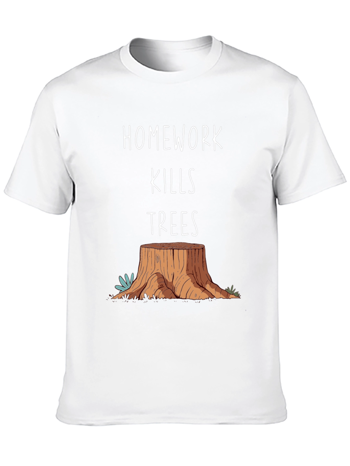 Homework Kills Trees Graphic Tee