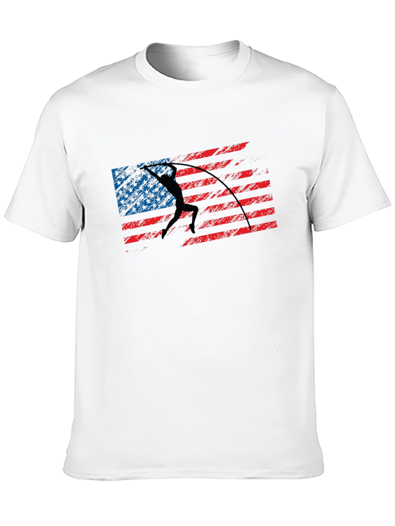 American Flag Pole Vault T-Shirt