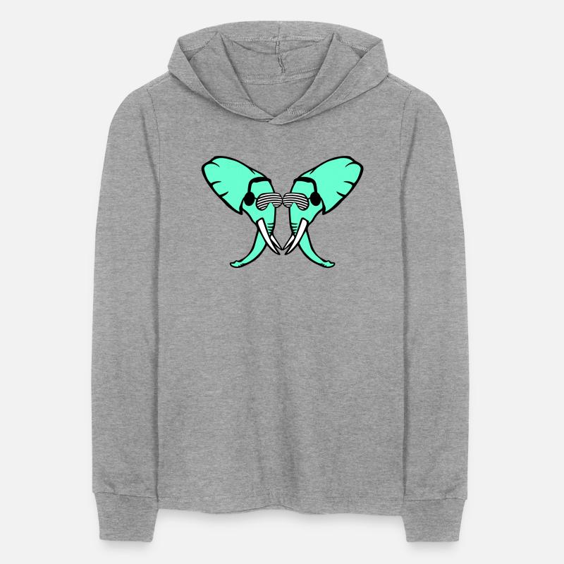 2 DJ Elephant Heads Sunglasses Face Team Friends