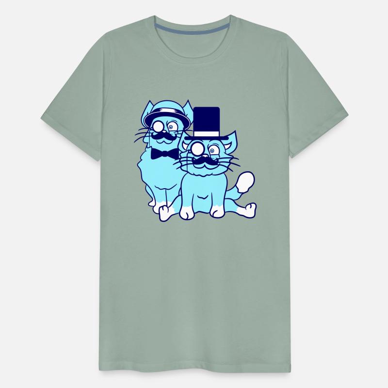 2 Sir Cats Mr. Top Hat Two Monocle Team Friends