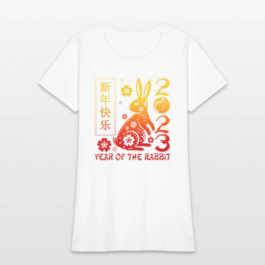 2023 Year Of The Rabbit Zodiac Sign Happy Chinese