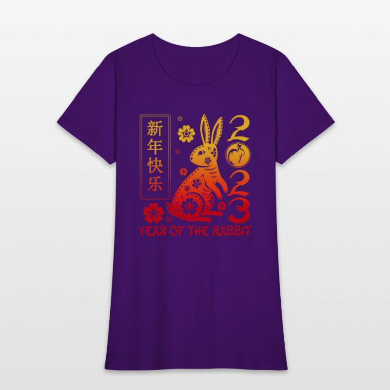 2023 Year Of The Rabbit Zodiac Sign Happy Chinese