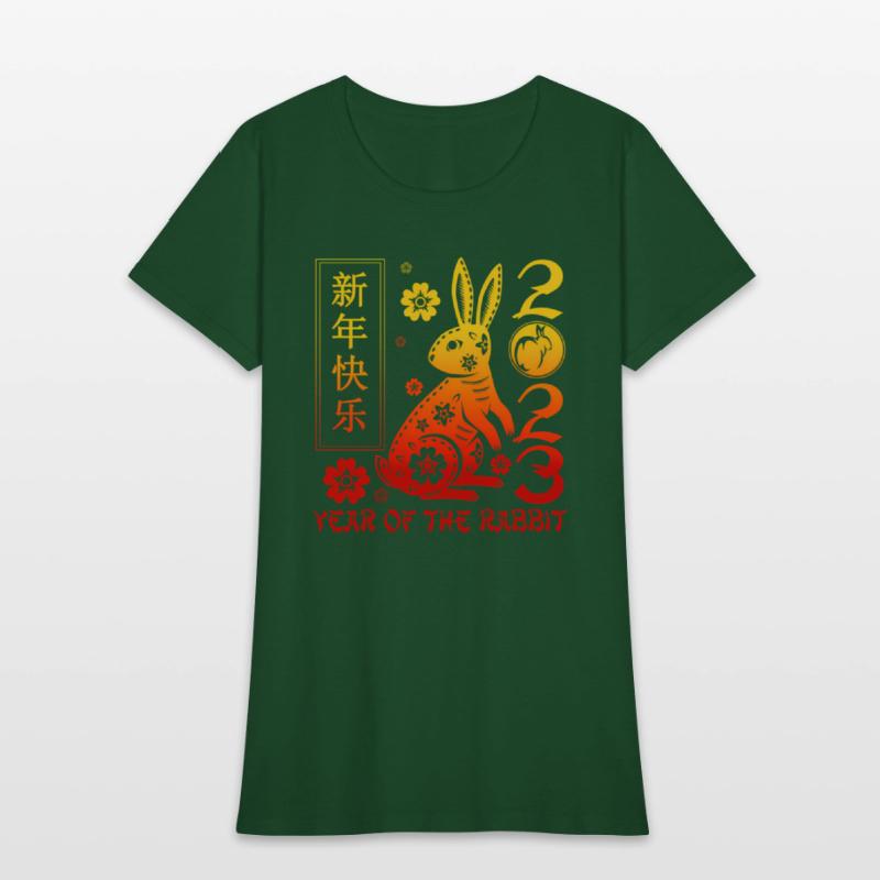 2023 Year Of The Rabbit Zodiac Sign Happy Chinese