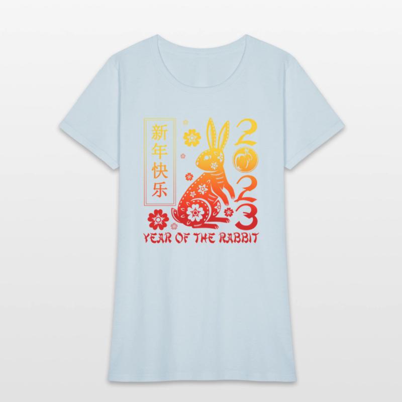 2023 Year Of The Rabbit Zodiac Sign Happy Chinese