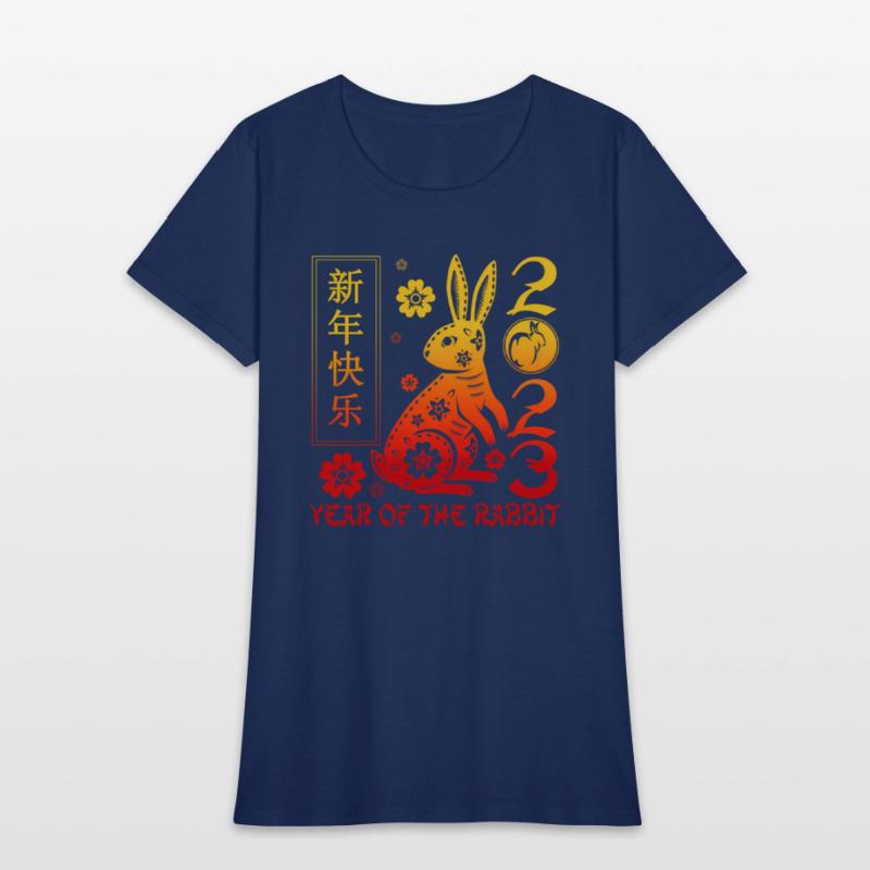 2023 Year Of The Rabbit Zodiac Sign Happy Chinese