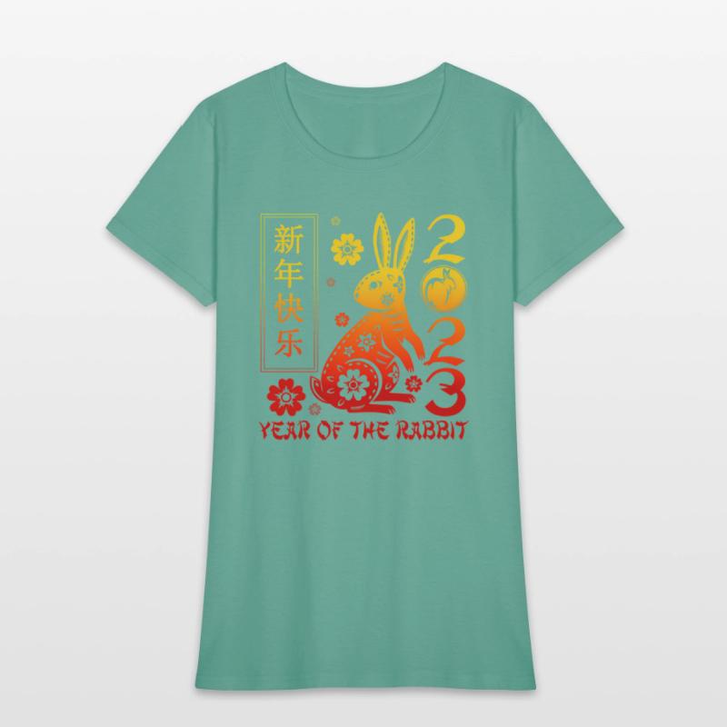 2023 Year Of The Rabbit Zodiac Sign Happy Chinese