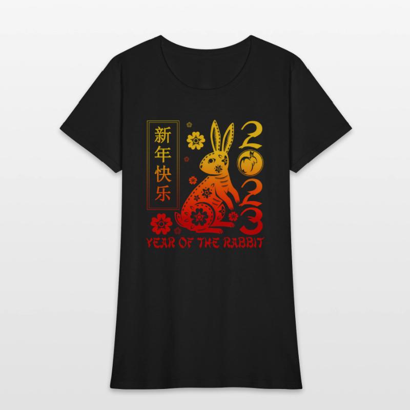 2023 Year Of The Rabbit Zodiac Sign Happy Chinese