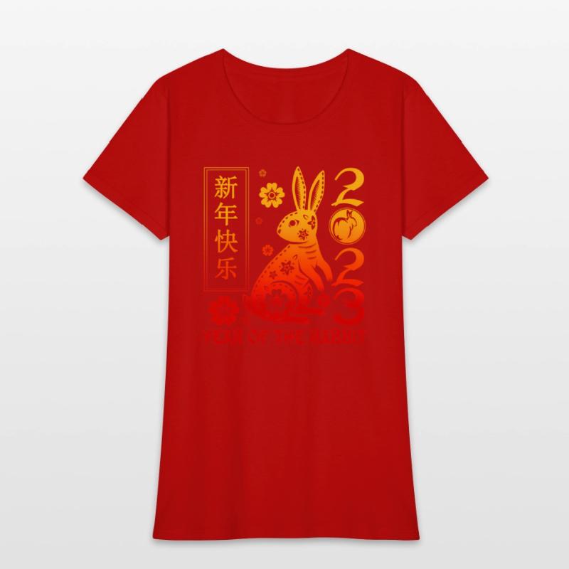 2023 Year Of The Rabbit Zodiac Sign Happy Chinese