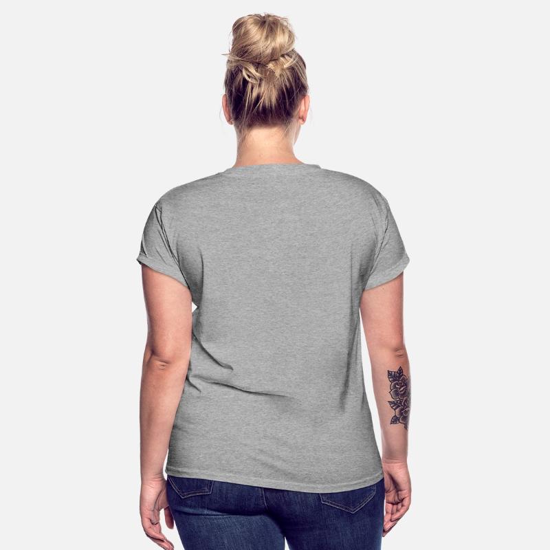 Attractive women's T-shirt with a stripe