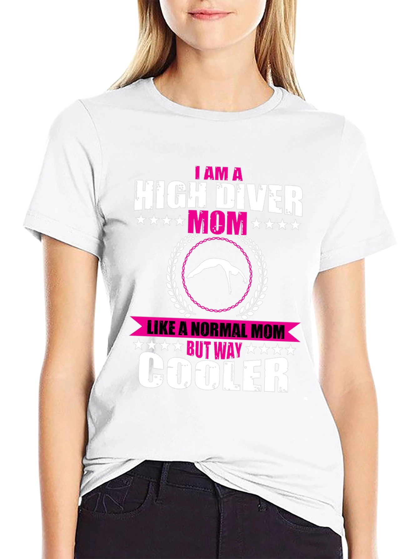 High Diver Mom T-Shirt - Unique Design