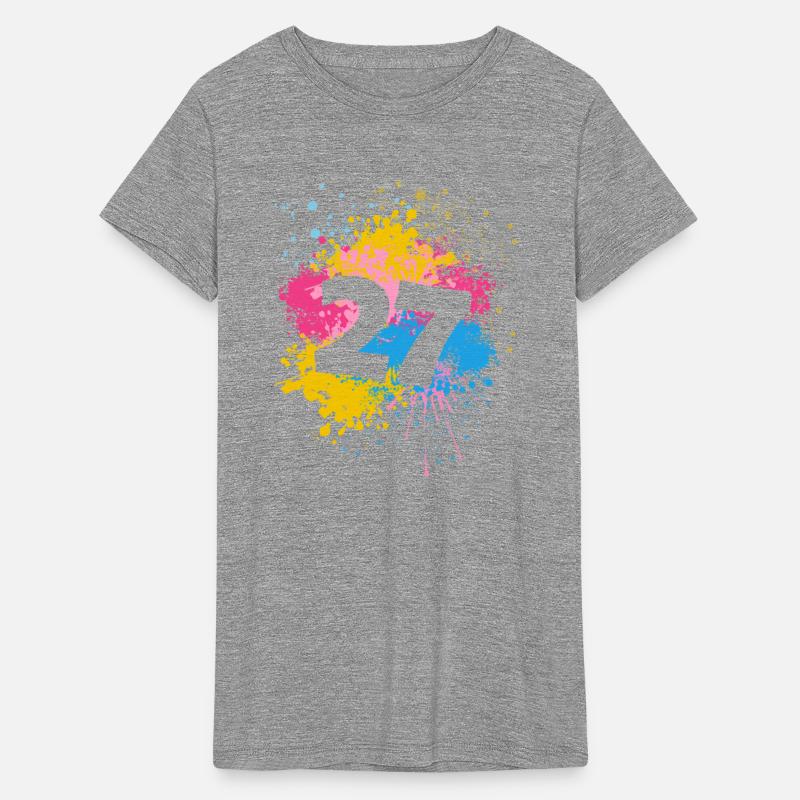 27th Birthday Color Paint Splash Birthday Party |