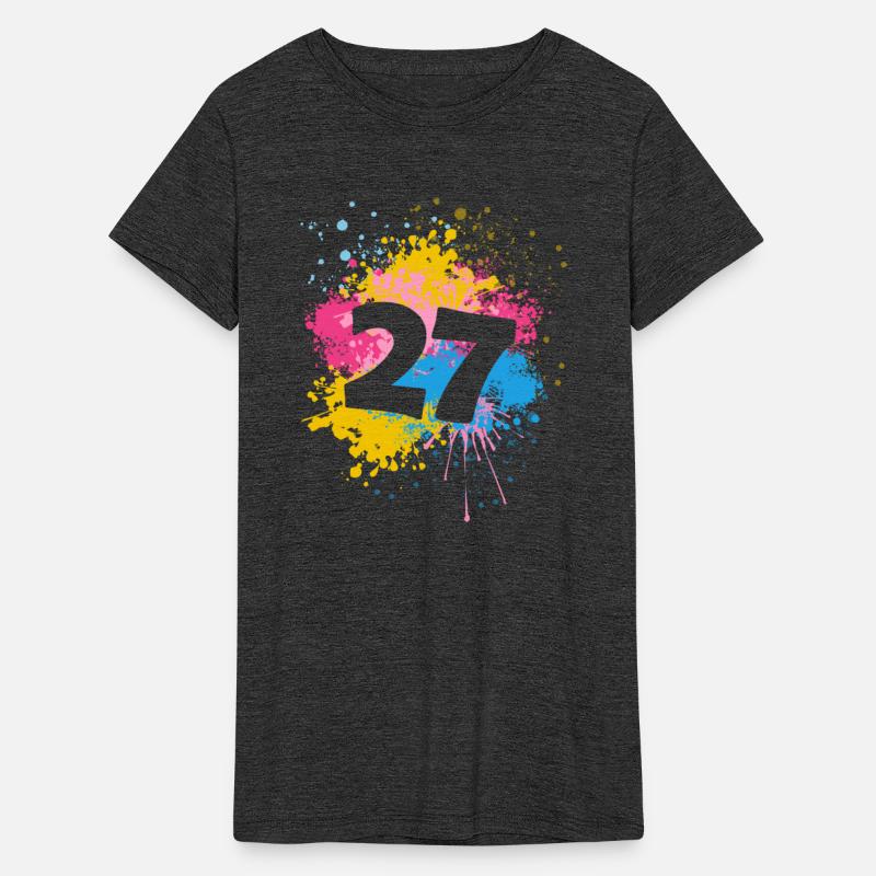 27th Birthday Color Paint Splash Birthday Party |