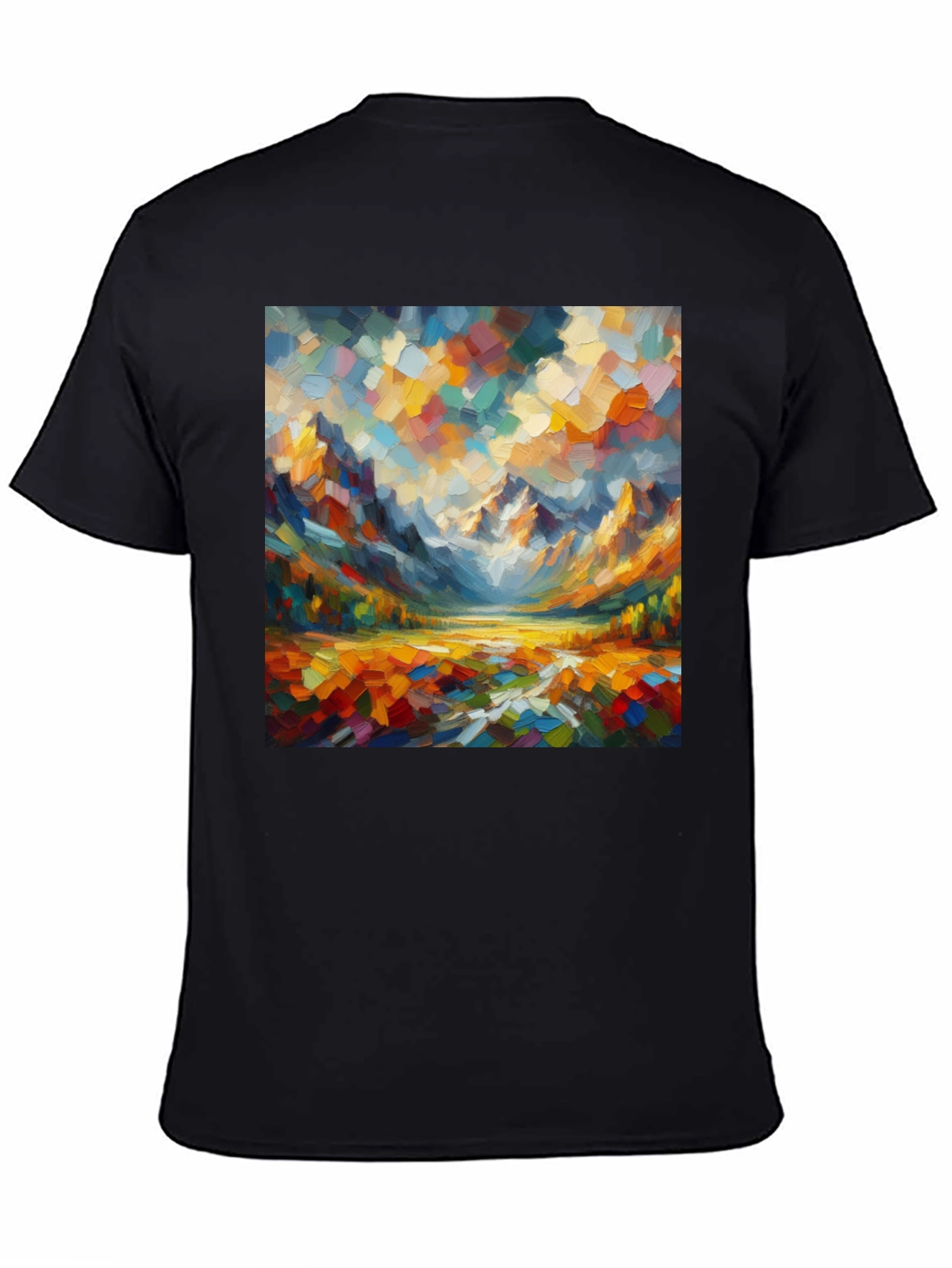 Abstract Mountain Art T-Shirt