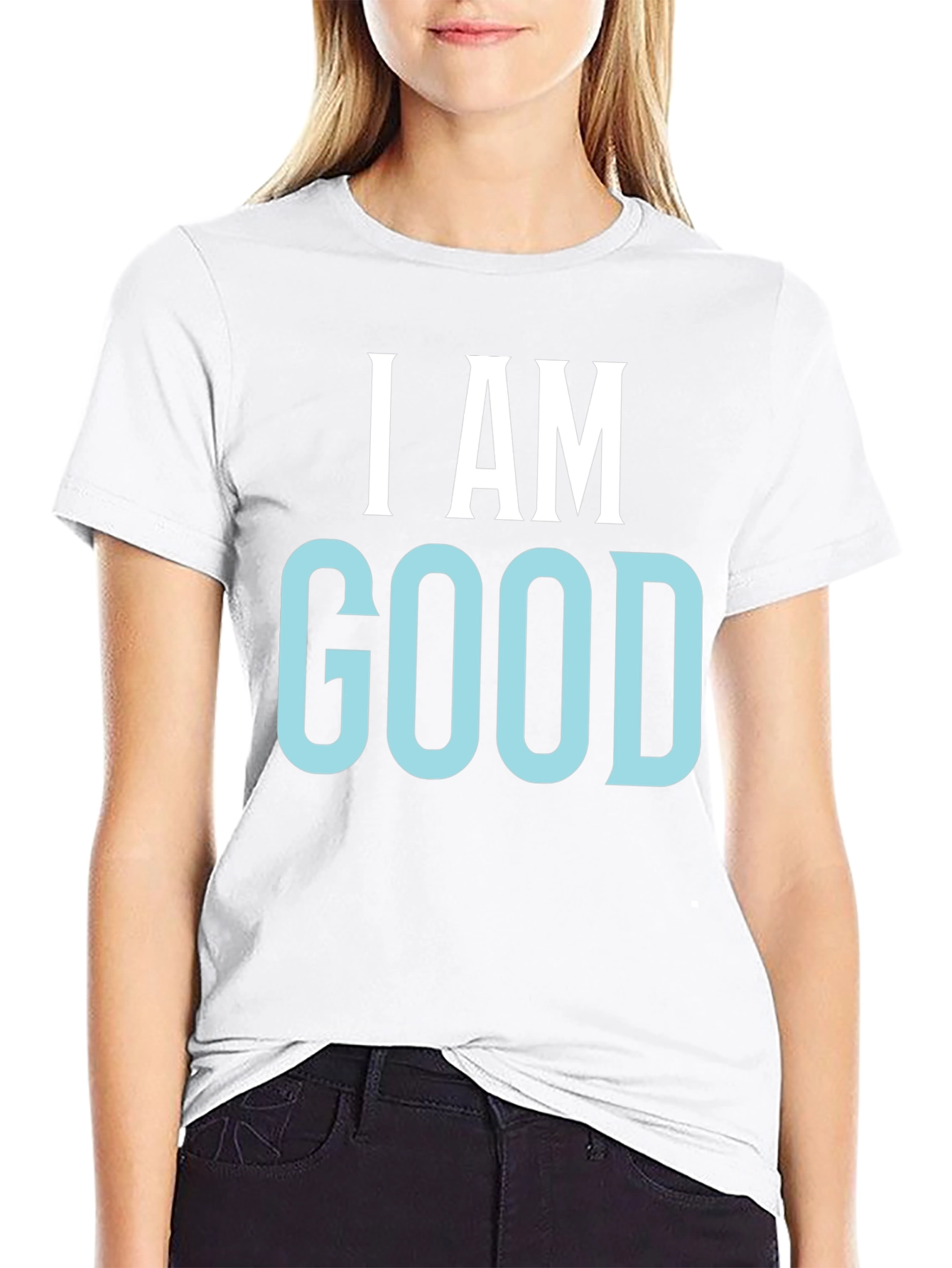 I AM GOOD Graphic Tee - Mens Black T-Shirt
