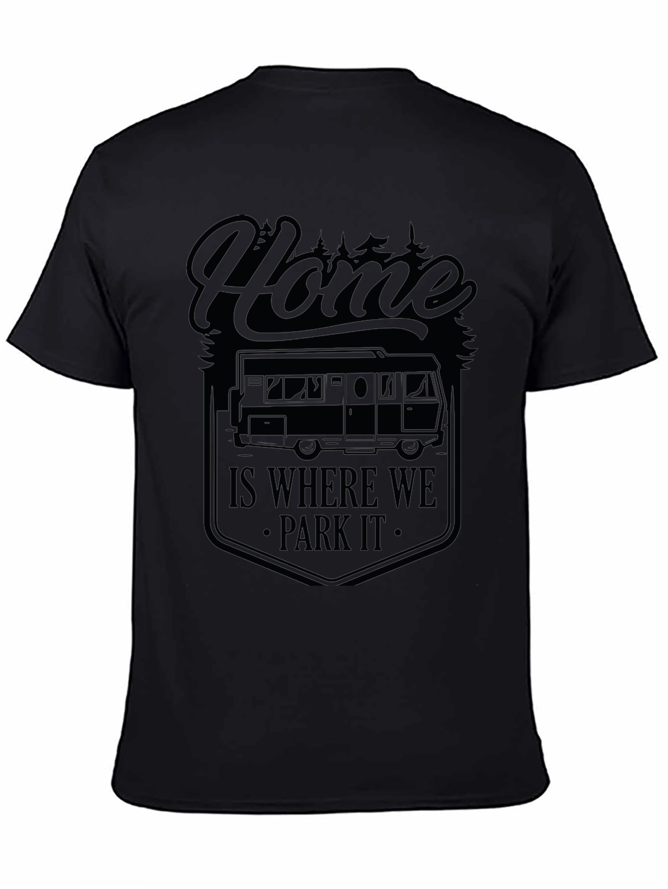 Home Is Where We Park It Camping T-Shirt