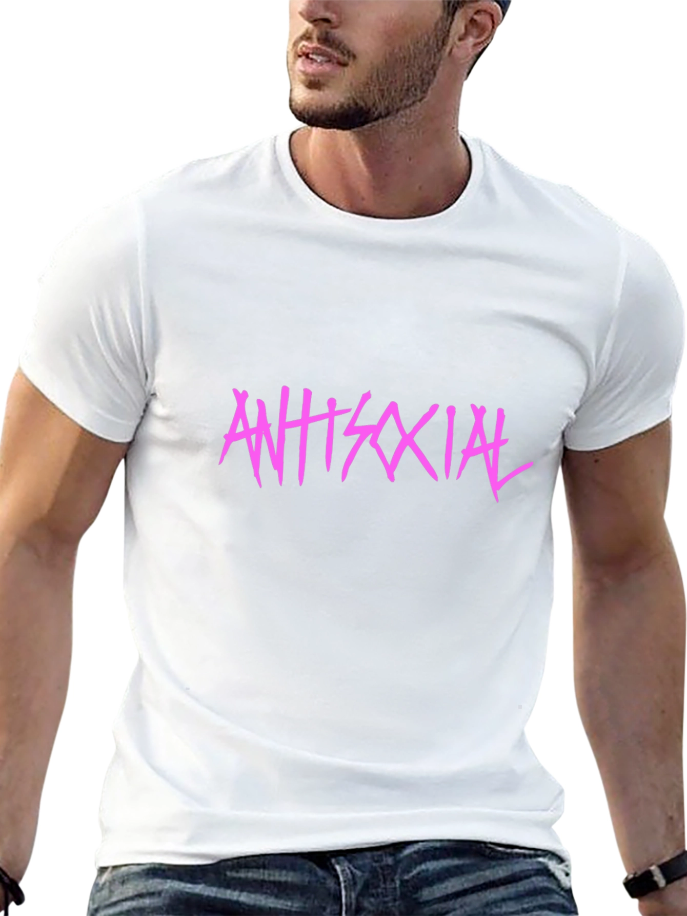 Antisocial Graphic Tee - Edgy Streetwear
