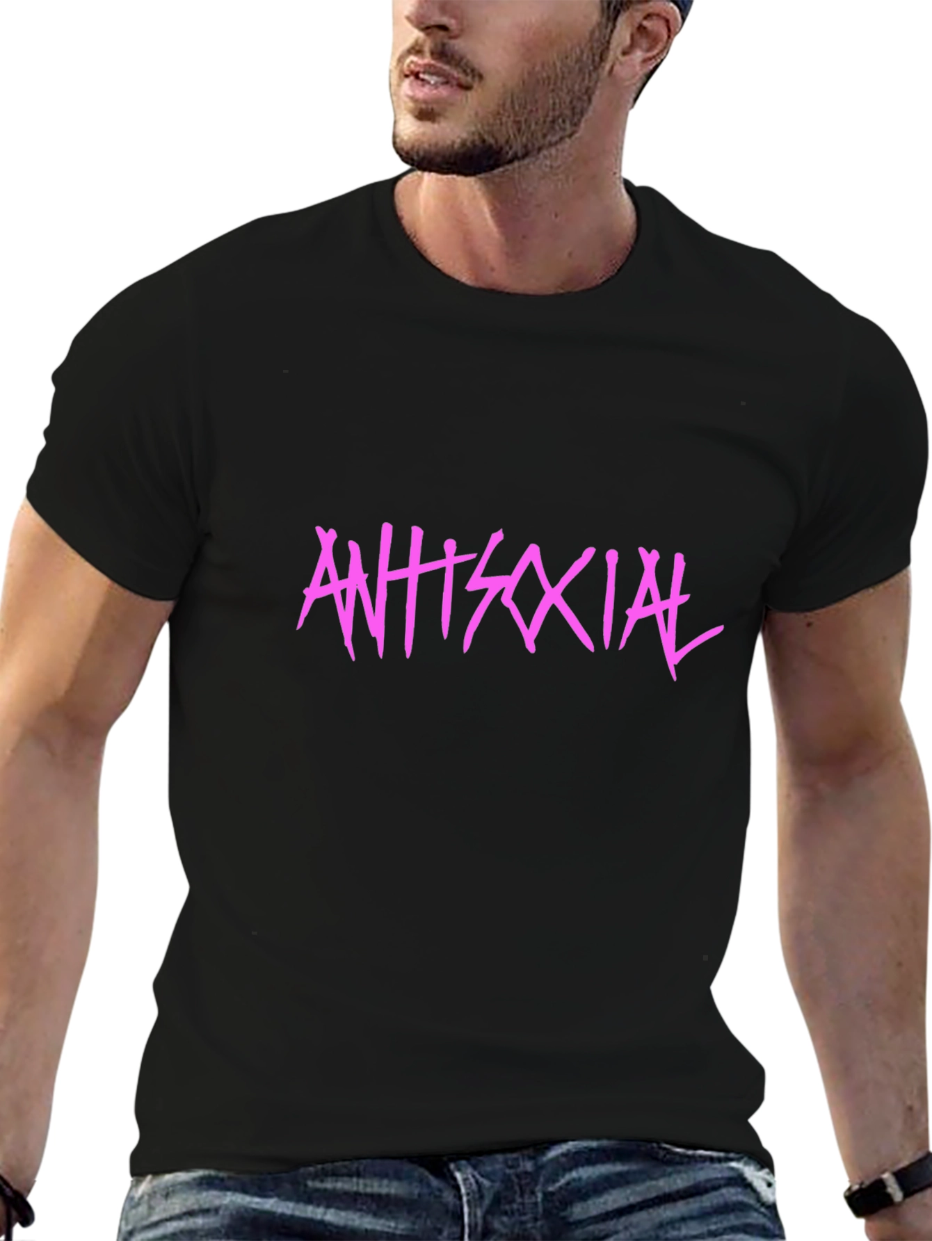 Antisocial Graphic Tee - Edgy Streetwear