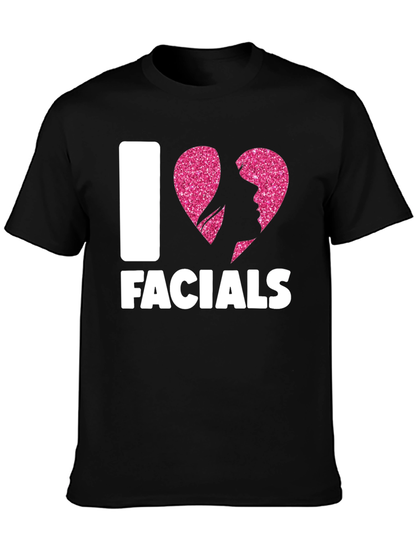 I Heart Facials T-Shirt Funny Graphic Tee