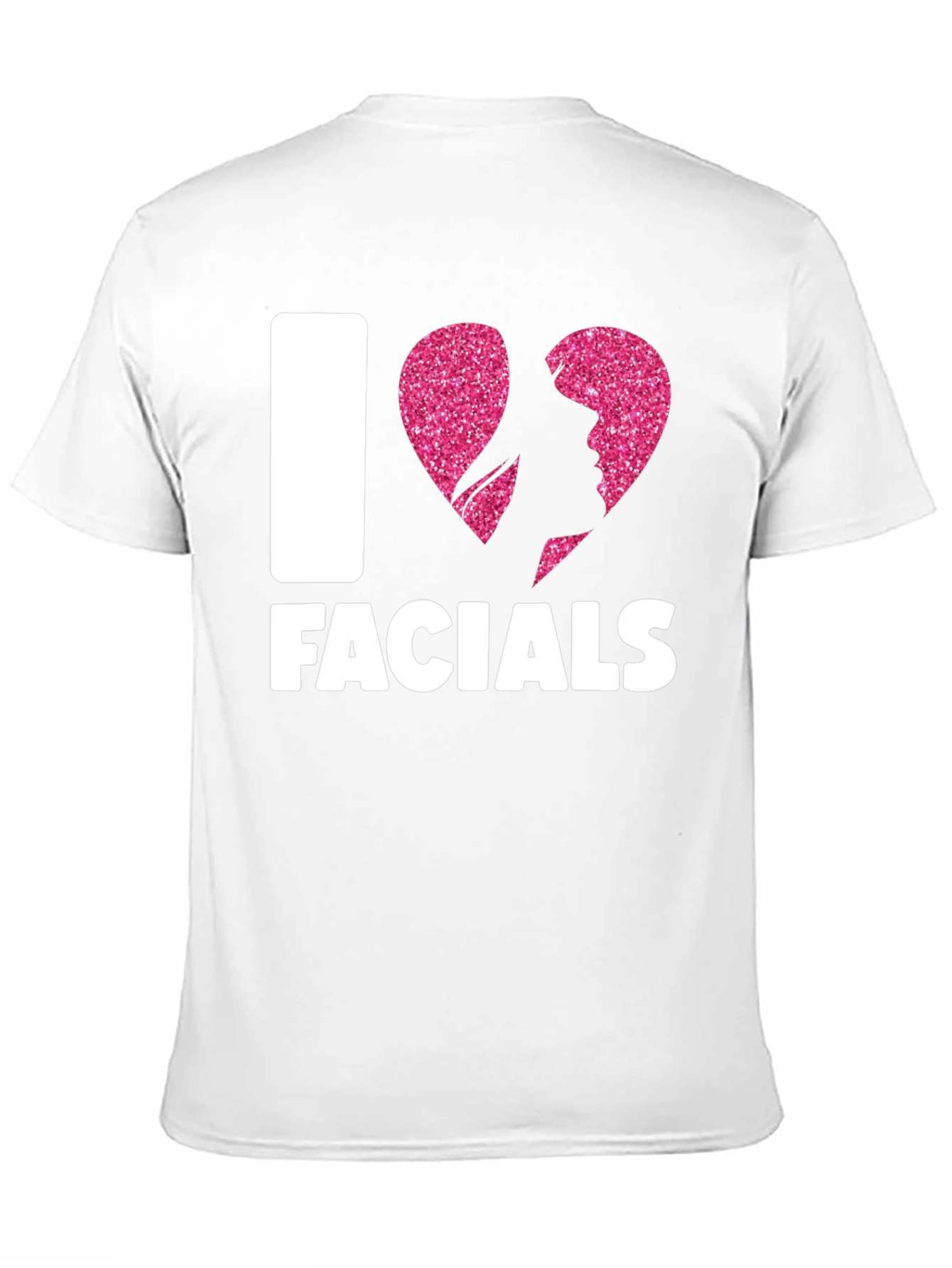 I Heart Facials T-Shirt Funny Graphic Tee