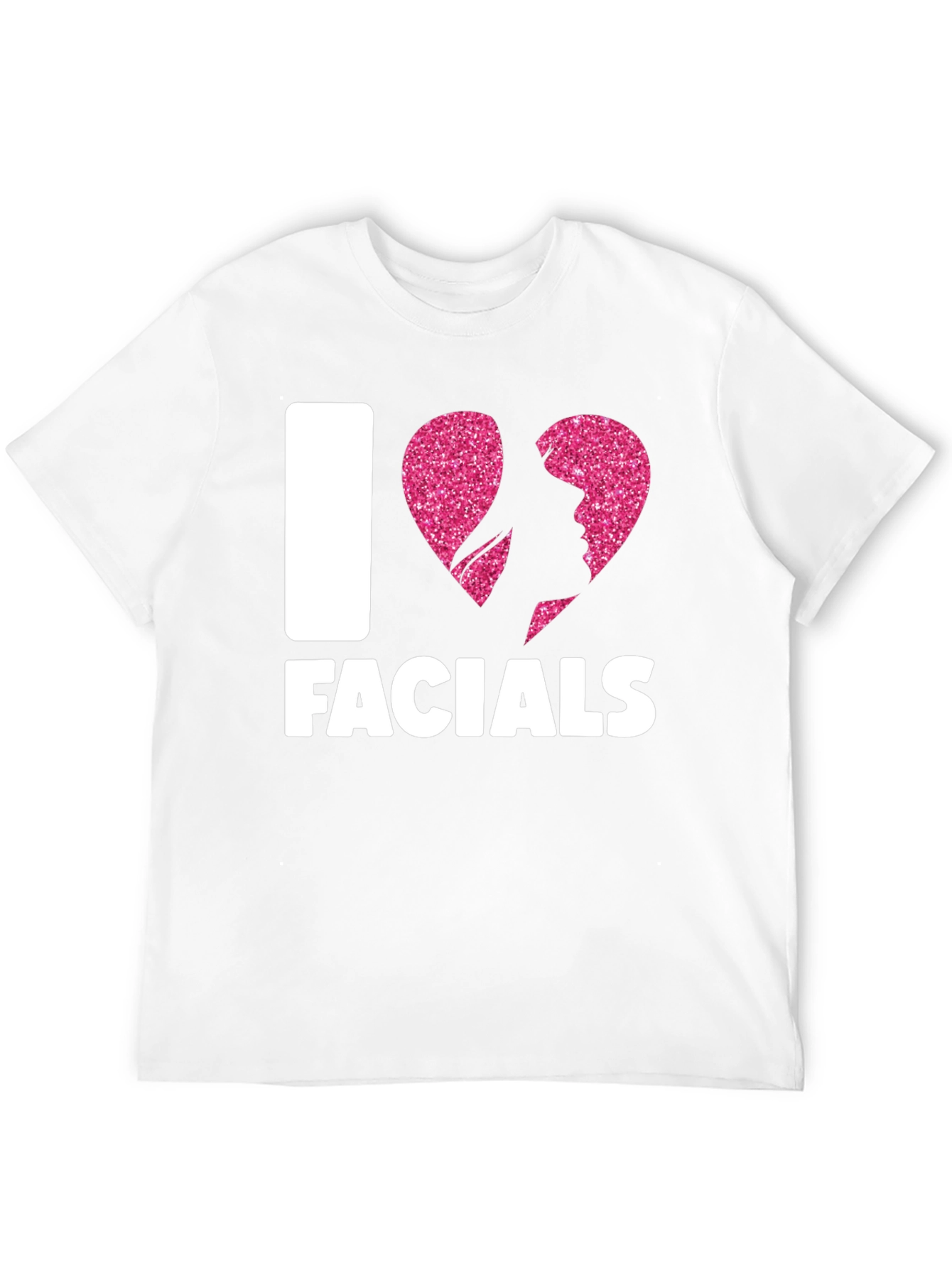 I Heart Facials T-Shirt Funny Graphic Tee