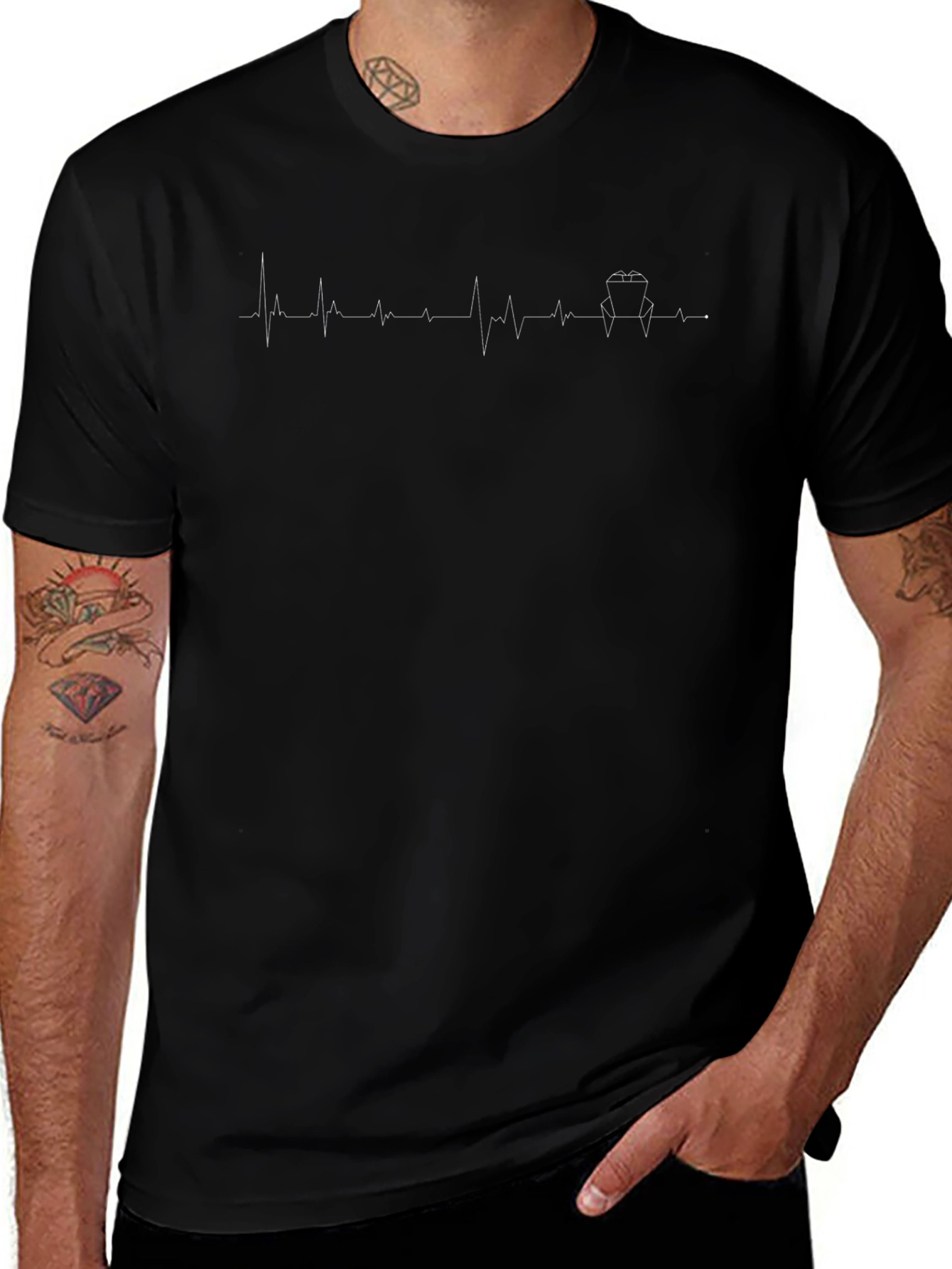Heartbeat Trash Can T-Shirt