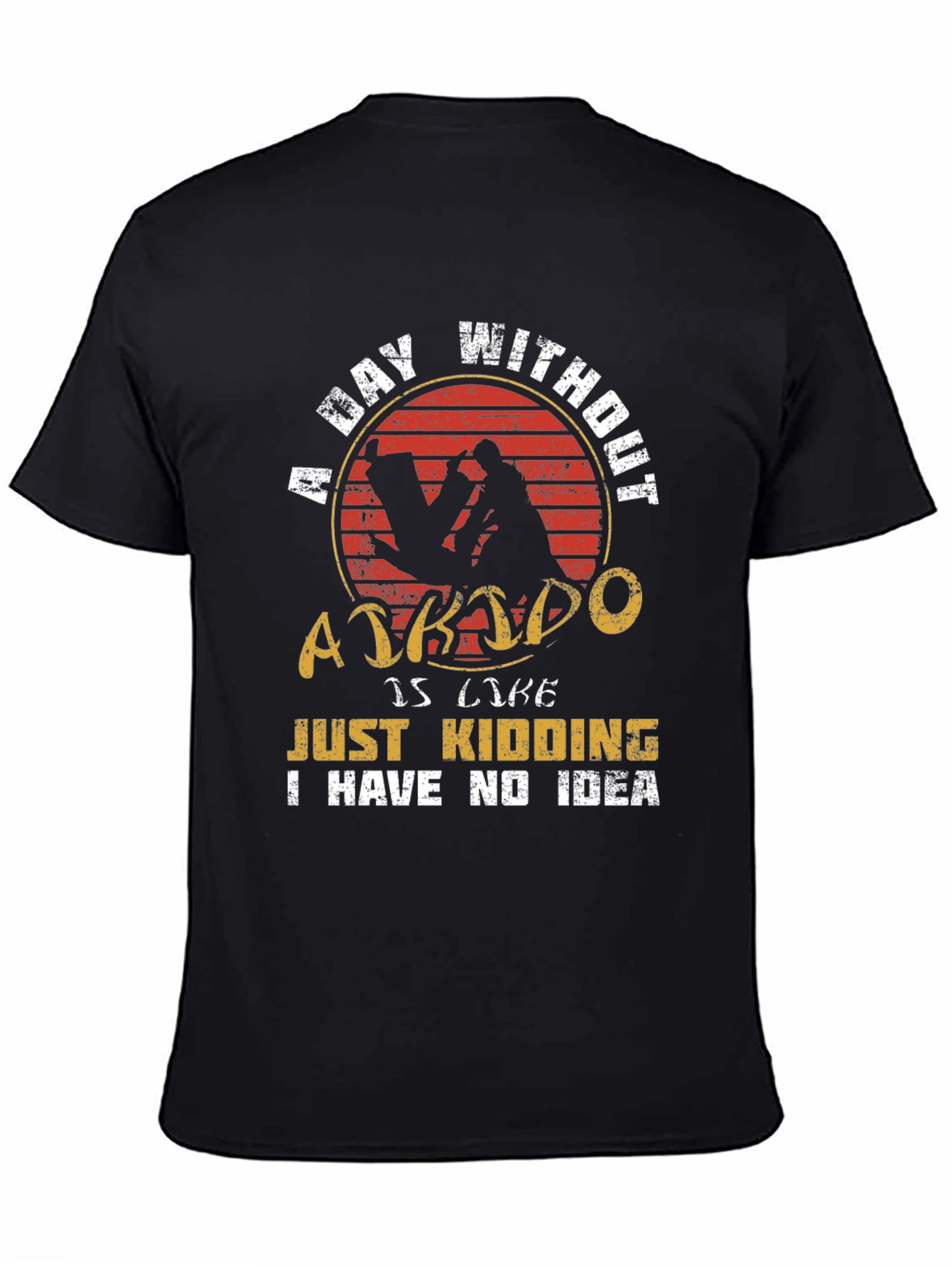 Aikido T-Shirt: A Day Without Aikido Funny Tee